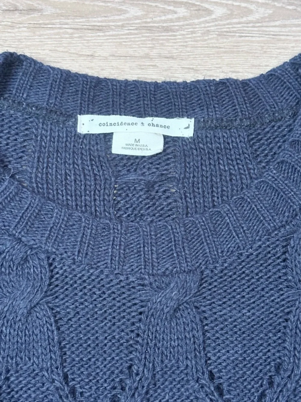 Urban Outfitters Coincidence & Chance Colorblock Cable Knit Sweater - Picture 8 of 12